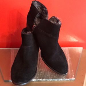Seychelles Snare Faux Fur Bootie Size 8